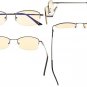 Eyekepper Womens Computer Readers Half-rim Memory Titanium Bridge Blue Light