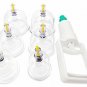 6 Pcs Professional Vacuum Cupping Therapy Equipment Set With Pumping Handle -