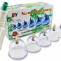 6 Pcs Professional Vacuum Cupping Therapy Equipment Set With Pumping Handle -