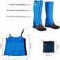Hpory 1 Pair Hiking Leg Gaiters, Snow Boot Gaiters, Breathable Waterproof High