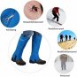 Hpory 1 Pair Hiking Leg Gaiters, Snow Boot Gaiters, Breathable Waterproof High