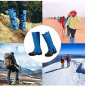 Hpory 1 Pair Hiking Leg Gaiters, Snow Boot Gaiters, Breathable Waterproof High