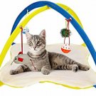 Animals Favorite Cat Play Mat, Cat Tent Activity Center With Hanging Toys
