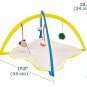 Animals Favorite Cat Play Mat, Cat Tent Activity Center With Hanging Toys