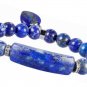 Healing Stone Bracelets 8mm Beads Chakra Crystal Energy Heart Charm Handmade