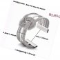 Cuff Bracelet Wide Open Bangle Metal Twisted Hollow Hoop Bangles