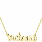 Yiyang Birthday Gift For Women Personalized Name Necklace 18K Gold Plated Steel