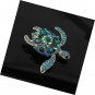 Turtles Brooch Pins Light Blue Austrian Rhinestone Crystal Jewelry