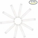 PandaHall Elite 10 Pcs 304 Stainless Steel Links 25x3.5x1mm For Bracelets And