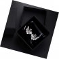 Swan Hypoallergenic Cluster Stud Earrings Cubic Zirconia Sterling Silver