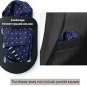 Jeatonge Pocket Square Holder Keeper Organizer Pocket Squares For Men Prefolded