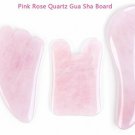Pink Rose Quartz Gua Sha Board-Therapeutic Relief And Skin Renewal (3 pcs)