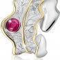 Lotus Fun S925 Sterling Silver Rings Natural Adjustable Leaf Ring Handmade For