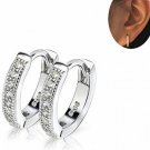 IminiJewelry Dainty Cubic Zirconia Small Huggie Hoop Earrings For Women Teen