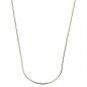 Sterling Silver Snake Chain Necklace 0.9mm Very Thin Nickel Free Italy 18 Inch