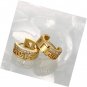 Hoops Rose Gold Plated Rhinestone Inlay Zirconia Hoop Earrings Christmas Gift