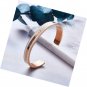 Cuff Bangle Bracelet 14K Rose Gold Plated Stainless Steel Bracelets