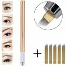 3D Eyebrow Tattoo Microblading Blade Pen Pencil Manual Semi-Permanent Makeup
