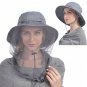 UShake Mosquito Head Net Hat, Safari Hat Sun Hat Bucket Hat With Hidden Net Bug