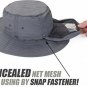 UShake Mosquito Head Net Hat, Safari Hat Sun Hat Bucket Hat With Hidden Net Bug