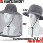 UShake Mosquito Head Net Hat, Safari Hat Sun Hat Bucket Hat With Hidden Net Bug