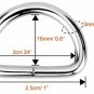 Paxcoo 60Pcs Key Chain Hooks With D Rings For Lanyard And Sewing Projects