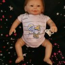 20" Lifelike Reborn Baby Boy Dolls Soft  Silicone Eyes Open Hair Realistic Baby