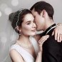 OVLIST Teardrop Bridal Dangle Earrings - Women's Austrian Crystal Dazzling Tear