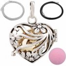 EUDORA Harmony Bola Mini Heart Pendant Wishing Ball Aromatherapy Essential Oil