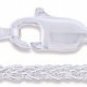 Sterling Silver Wheat Chain 1.5mm Solid 925 Italy New Foxtail Spiga Necklace 18