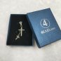 4EAELove Cross Punk Stud Earrings Stainless Steel Hoop Hand Huggie Dangle 1 PC