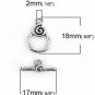 28 Sets Silver Tone Bracelet Toggle Clasps, DIY Jewelry Making (Spiral)