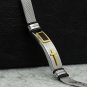 Suyi Stylish Men's Adjustable Bracelet Cross Stainless Steel Mesh Chain Wrist