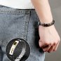 Suyi Stylish Men's Adjustable Bracelet Cross Stainless Steel Mesh Chain Wrist