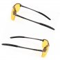 Glasses Driving Risk Reducing Anti Glare Polarized Sunglasses UV400 Metal Frame