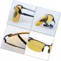 Glasses Driving Risk Reducing Anti Glare Polarized Sunglasses UV400 Metal Frame