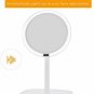 UPHAN U6 7 Inch 5X Magnification Smart Sensor Makeup Mirror, Cordless 360
