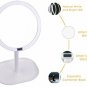 UPHAN U6 7 Inch 5X Magnification Smart Sensor Makeup Mirror, Cordless 360