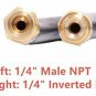 5FT Long Propane Pigtail Hose Connector With Acme Nut X 1/4 Inch Male Flare