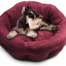 Casablanca Round Solid Pet Bed Water-Resistant Bottom Machine Washable  Dog Bed