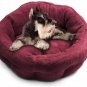Casablanca Round Solid Pet Bed Water-Resistant Bottom Machine Washable Dog Bed