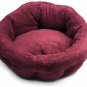 Casablanca Round Solid Pet Bed Water-Resistant Bottom Machine Washable Dog Bed