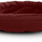 Casablanca Round Solid Pet Bed Water-Resistant Bottom Machine Washable Dog Bed