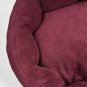 Casablanca Round Solid Pet Bed Water-Resistant Bottom Machine Washable Dog Bed