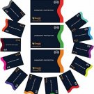 RFID Blocking Sleeves, Set With Color Coding. Identity Theft Prevention RFID By