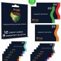 RFID Blocking Sleeves, Set With Color Coding. Identity Theft Prevention RFID By