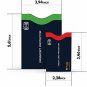 RFID Blocking Sleeves, Set With Color Coding. Identity Theft Prevention RFID By