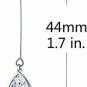 SBLING Platinum-Plated Cubic Zirconia Teardrop Earrings(3.9 Cttw; Teardrop)