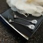 SBLING Platinum-Plated Cubic Zirconia Teardrop Earrings(3.9 Cttw; Teardrop)