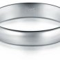 BORUO 925 Sterling Silver Ring High Polish Plain Dome Tarnish Resistant Comfort